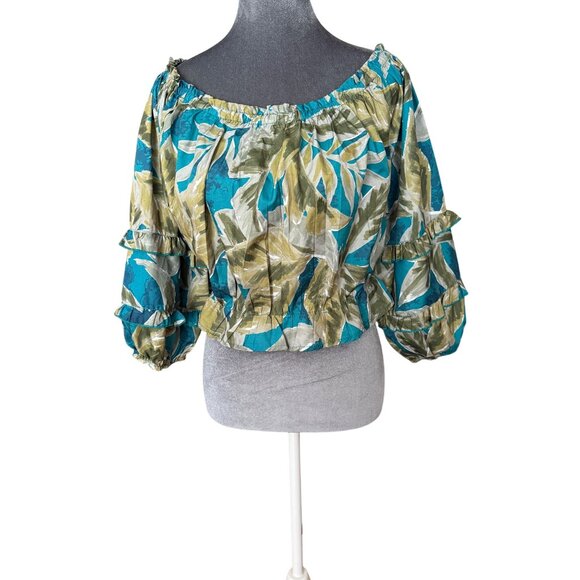 Rachel Zoe Off-Shoulder Blouse M - Picture 2 of 6